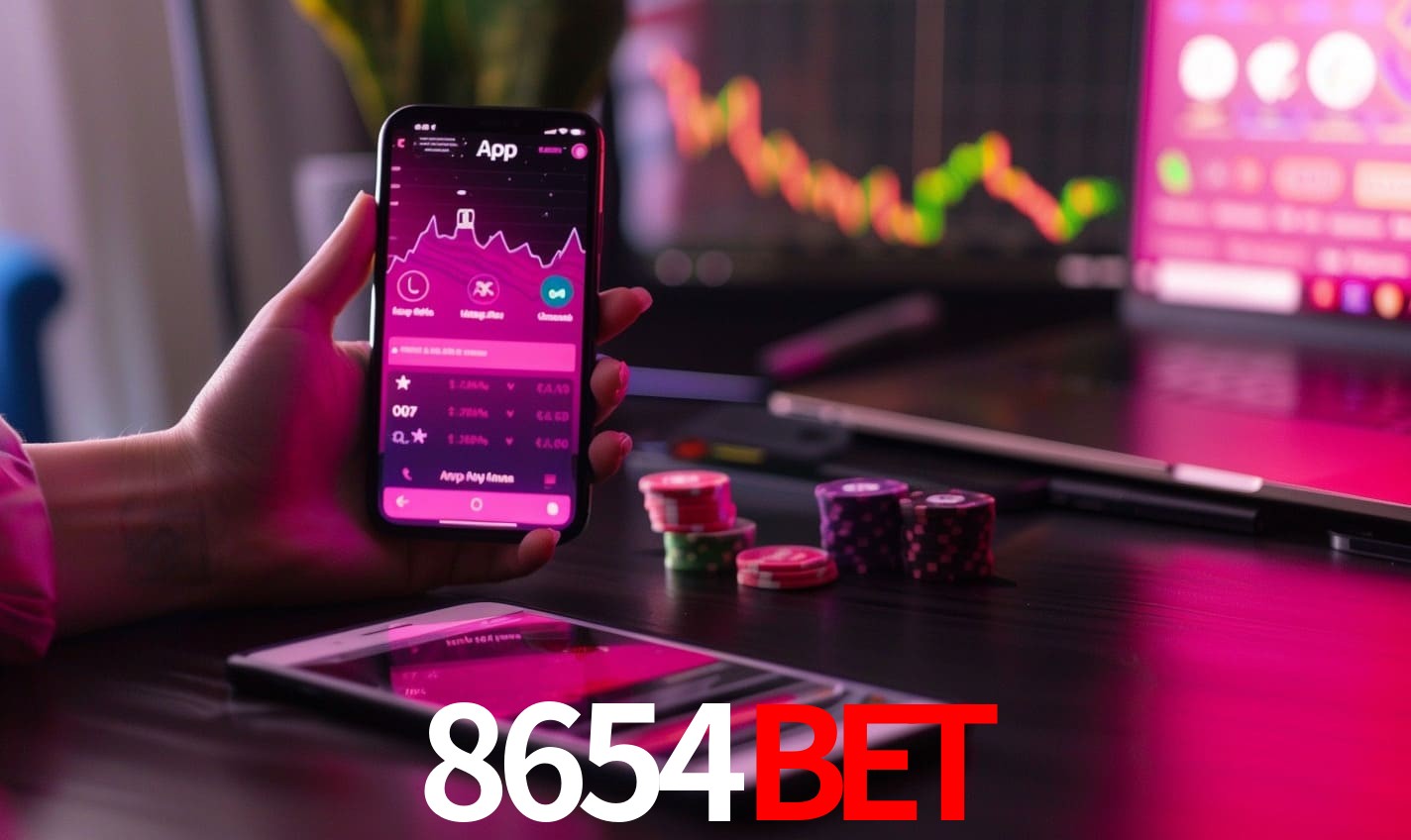 Comparação APP mobile vs versão web da 8654BET